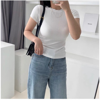 Áo thun body nữ cao cấp cổ tròn