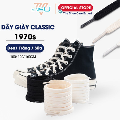 Dây Giày Classic 1970s Cổ Cao 160cm và Thấp Chính Hãng MINSU M1409 Chuyên dùng Cho Giày Thể Thao