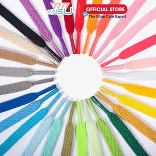 Dây Giày Thể Thao Sneaker Dẹp Chính Hãng MINSU M0202 120cm Đủ Màu Siêu Bền Lựa Chọn ShoeLaces Dẹt Cho Phụ Kiện Giày