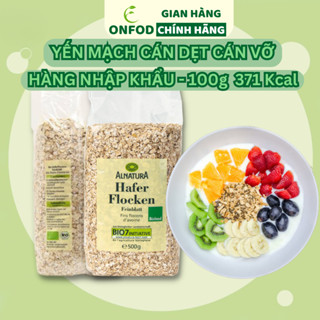 Yến mạch ONFOD cán dẹt cán vỡ, ngũ cốc giảm cân healthy cho người ăn kiêng tập gym 500g