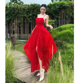 [FreeShip] Đầm maxi đi biển trắng đan lưng -  Nhà Lỳ Có Maxi