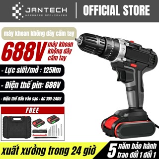 [Chính hãng] Máy Khoan Pin Không chổi than - Có búa - Khoan 3 chức năng 13mm - Khoan Pin Makita 288V Tặng kèm bộ