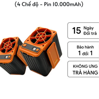 Quạt Mini Đeo Thắt Lưng F13 Hàng Loại 1 - Quạt Làm Mát Lưng Chạy Liên Tục 15-48h Tích Hợp Sạc Dự Phòng 10000mA-NCH
