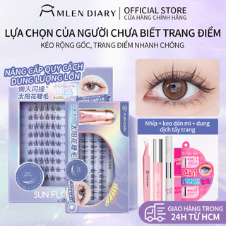 Mi giả hoa hướng dương bản trung mlen diary mi cụm tự nhiên mềm mại tái sử dụng