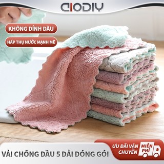 Khăn rửa chén，Khăn lau nhà bếp，Hấp thụ nước mạnh, không rụng lông