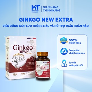 Viên Uống Bổ Não Ginkgo New Extra – Thuốc Bổ Não 150mg Giúp Lưu Thông Máu Và Tuần Hoàn Não.