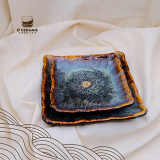 Dĩa Vuông Gốm Sứ, Ú CERAMIC