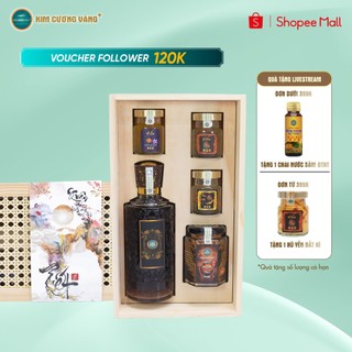 Combo Quà Tặng Kim Cương Vàng Phú Quý Cát Tường