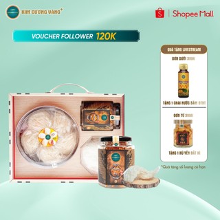 Tổ Yến Sào Dưỡng Da Chống Lão Hóa Kim Cương Vàng Hộp 50Gr