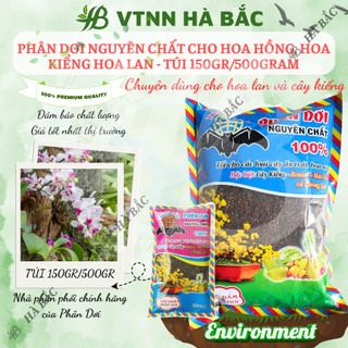 Phân dơi nguyên chất thuận phát cho hoa hồng, hoa kiểng hoa lan - túi 150gram/500gram