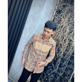 ÁO SƠ MI KẺ SỌC BẮP RANG BƠ