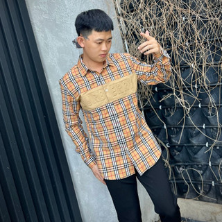 ÁO SƠ MI KẺ SỌC BẮP RANG BƠ