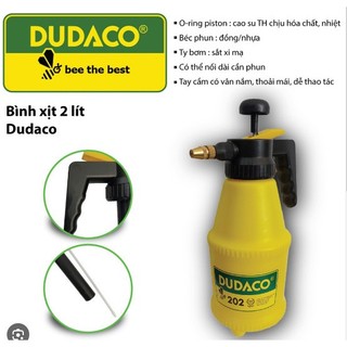 Bình xịt (phun) chuyên dụng DUDACO - 2 Lít 1 lít