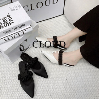 Giày bệt mũi nhọn quai ngang dúng
