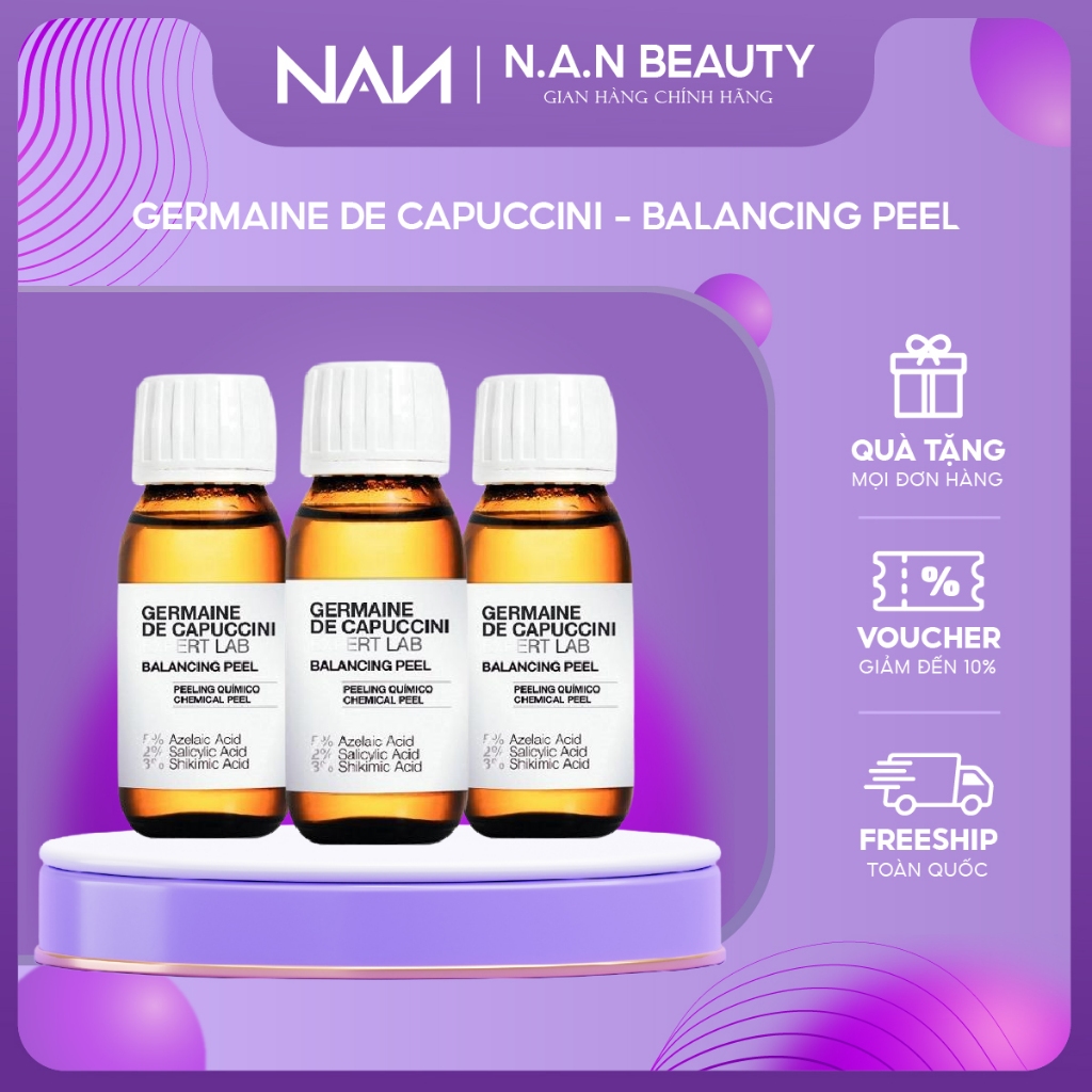Tinh Chất Peel Da  - Peel Chiết - Peel GERMAINE DE CAPUCCINI - BALANCING PEEL - Peel Giảm Dầu - Giảm