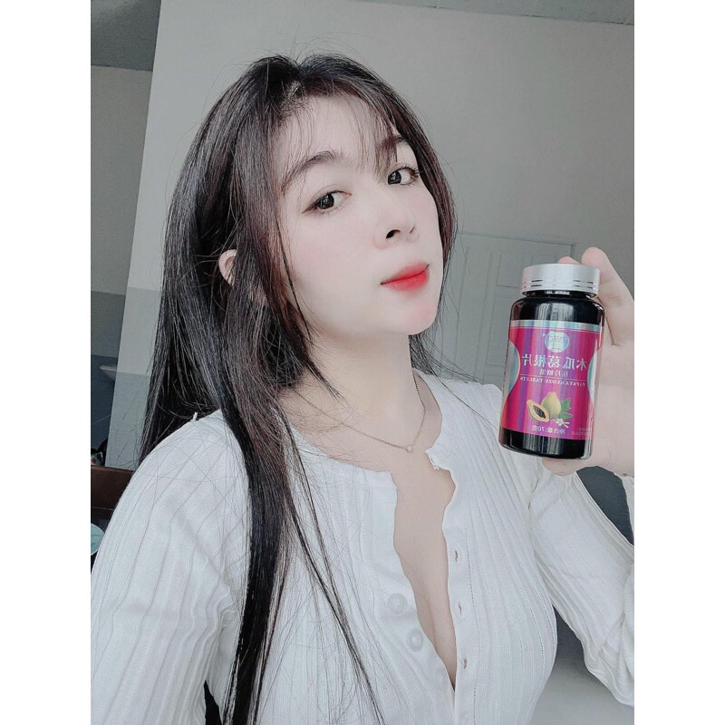 3Hộp Kẹo Nhai Đu Đủ Nở Ngực X2 Collagen - Viên Uống Tăng Vòng 1 Bổ Sung Collagen Cho Bầu Ngực, Mờ Thâm Nám, Đẹp Da
