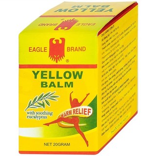 Dầu cù là Yellow Balm Borden40g , dầu cù là con ó 40g Eagle Brand