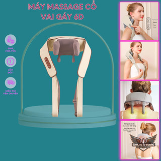 Máy Massage Cổ Vai Gáy 6D Vật Lý Nhiệt Trị Liệu Mô Phỏng Tay Người Êm ÁI Giảm Đau Cho Dân Văn Phòng, Người Cao Tuổi