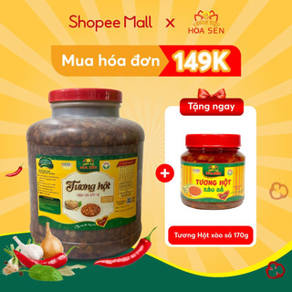 Tương hột Bình 6kg - Tương Việt Hoa Sen, dùng cho chay và mặn