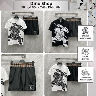 Bộ cộc nam Búp bơ ri in hình cực chất_Bộ cộc hè nam BBR cao cấp