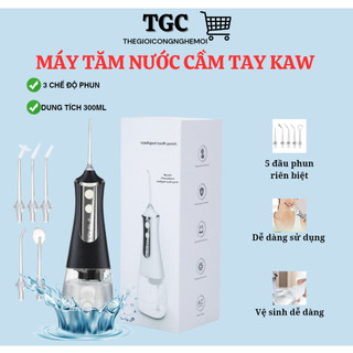Máy Tăm Nước KAW Hàng Chính Hãng Fullbox Phụ Kiện Kèm 4 Đầu Tăm Khác Nhau