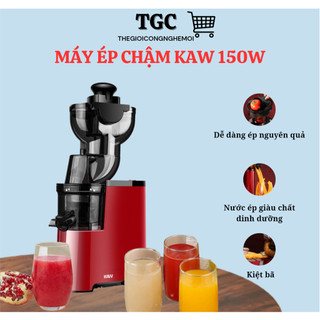 Máy Ép Chậm Công Nghiệp KAW Công Suất 150W, Ép Hoa Quả Trái Cây Giữ Trọn Dinh Dưỡng bảo hành 12 tháng
