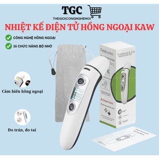 Nhiệt kế điện tử hồng ngoại KAW độ chính xác cao đo trán, đo cơ thể, hàng chính hãng