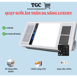 Đèn sưởi nhà tắm,Quạt sưởi âm trần KAW/TLC làm ấm nhanh,dễ dàng điều khiển từ xa,thiết kế âm trần tiết kiệm không gian