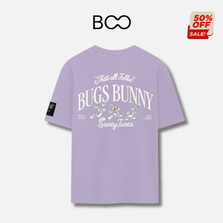 Áo thun boo unisex form regular bugs bunny in lưng s24
