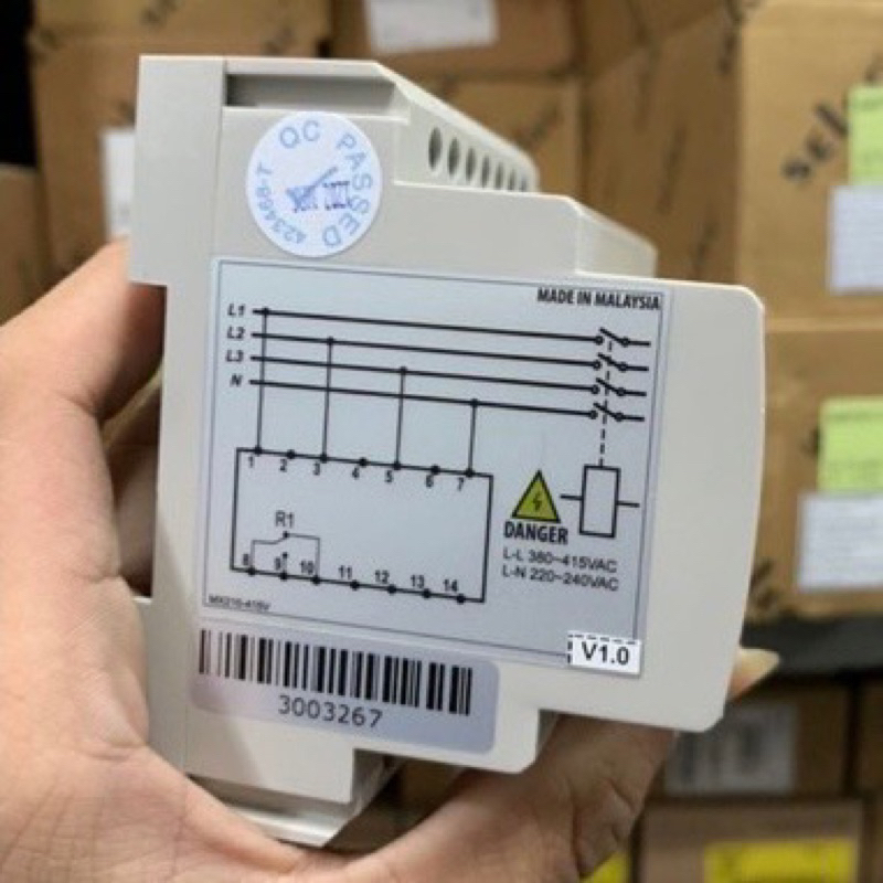Rơ-le bảo vệ điện áp MU 250-415V MIKRO