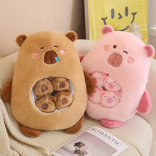 Gấu Bông Gia Đình Capybara - Chuột Bông Capybara Cao Cấp Gấu Bông City