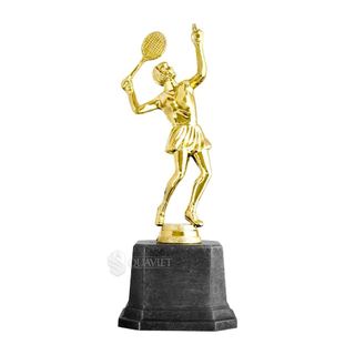 Cúp thể thao lưu niệm tennis nữ - quà việt jf2001w