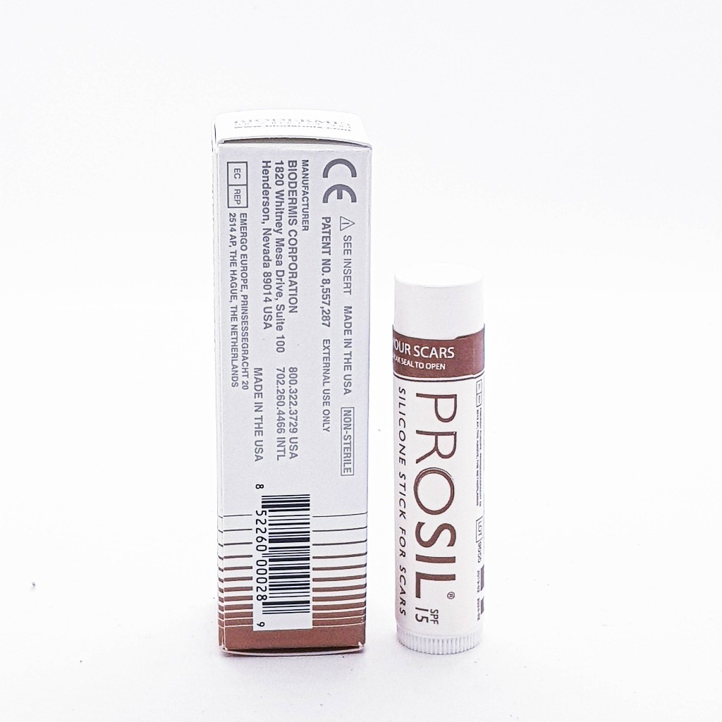 Kem sẹo ProSil Biodermis 100% Silicon Gel 4,25g USA/SPF15+ Giảm thâm sẹo Biodermis Dạng Thỏi Tiện Lợi