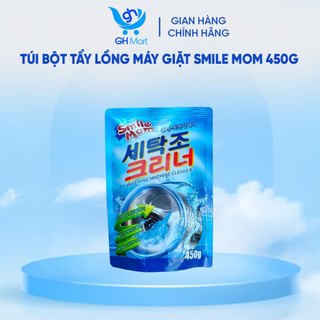 Bột tẩy lồng máy giặt siêu sạch smile mom hàn quốc túi 450gram
