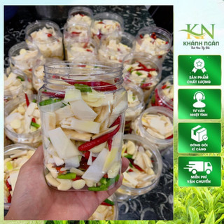 Măng ngâm tỏi ớt xiêm chua cay1kg Khánh Ngân Tây Bẵc