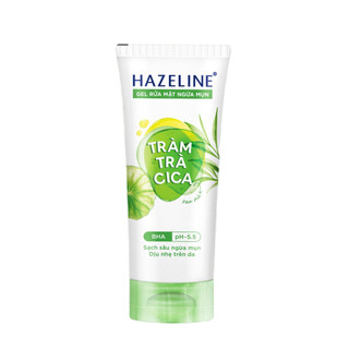 Sữa rửa mặt dạng gel ngừa mụn Hazeline Tràm trà Cica