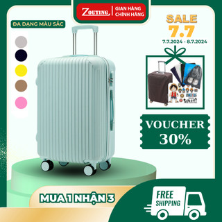 Vali kéo du lịch zouting, vali thời trang size20/24inch, vali nhựa abs cao cấp, bảo hành 5 năm