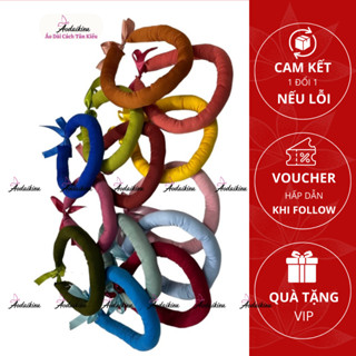 Mấn đội đầu trơn hợp áo dài, chất vải lụa Tây Thi đủ loại màu,phụ kiện áo dài A42