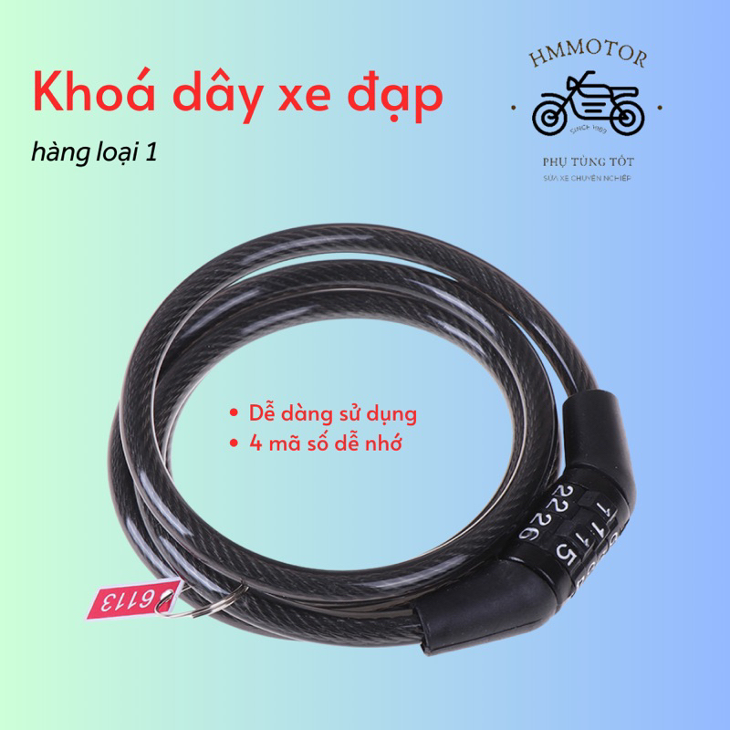 Khoá dây số xe đạp (loại 1)