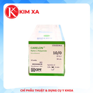 CHỈ PHẪU THUẬT KHÔNG TIÊU DÙNG TRONG THẨM MỸ CPT CARELON NYLON Số 10/0 - M02HH06L30 (hộp 12 tép)