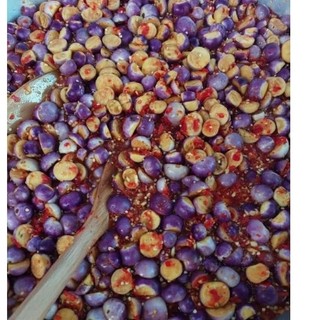 Hủ 800gr cà tím muối sổi