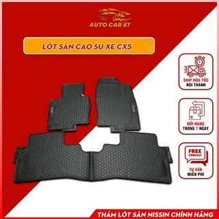 [ MAZDA CX5 ] Thảm Sàn, Thảm Lót Sàn Cao Su Đúc Nissin Vân Tổ Ong Chuẩn Form Xe Mazda Cx5