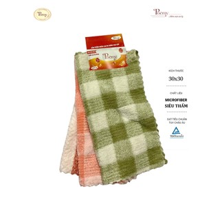 Lốc 3 khăn lau đa năng Poêmy