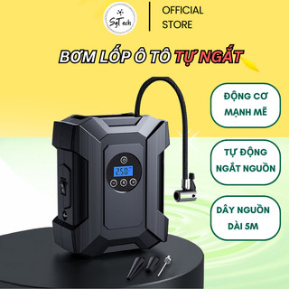 Bơm Ô Tô Điện Tử Suitu, Bơm Lốp xe ô tô tự ngắt, Máy bơm không khí không dây, bơm xe máy, xe đạp