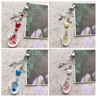 Móc khoá vỏ sò handmade mùa hè