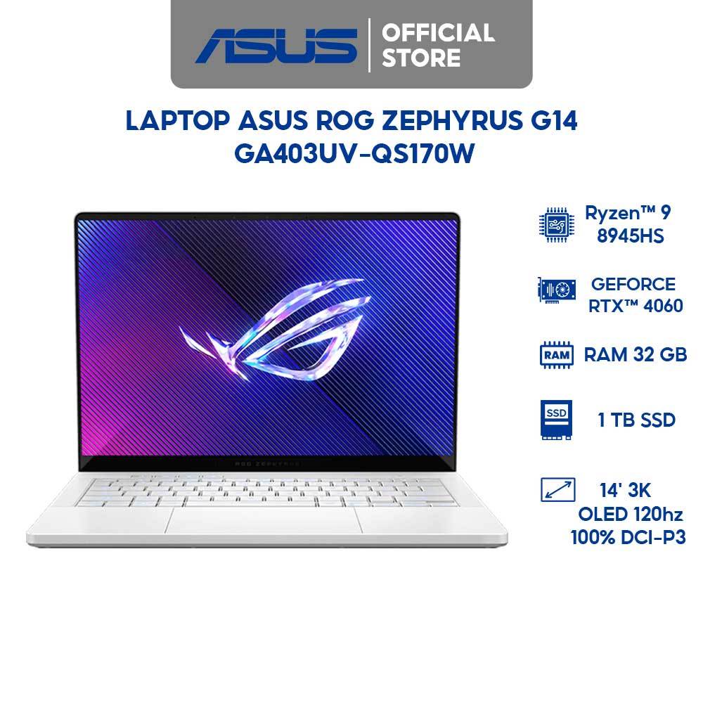 Laptop Gaming ASUS ROG Zephyrus G14 GA403UV-QS170W R9-8945HS | 32GB | 1TB | 14' | Win 11