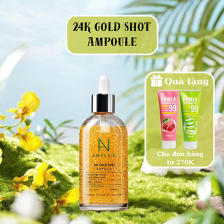 Tinh chất vàng tăng độ đàn hồi, chống lão hóa ample:n 24k gold shot ampoule 100ml
