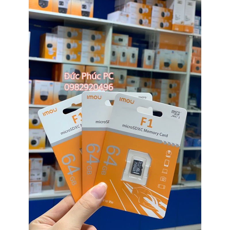 Thẻ nhớ camera IMOU 64GB Class 10 - HÀNG CHÍNH HÃNG