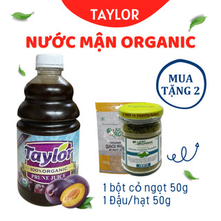 Nước Mận Hữu Cơ Nước Ép Mận Taylor 100% Organic Prune Juice 946ml