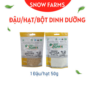  1 gói hạt/Đậu Hữu Cơ Just Organik Nhập Khẩu Ấn Độ - gói ngẩu nhiên